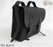 Kožená taška přes rameno TR2 BLACK