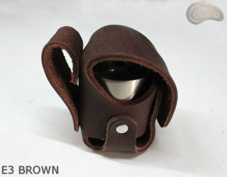 E3 HNĚDÝ6 obal pouzdra na buben revolveru Remington ráže 44 COLT1860