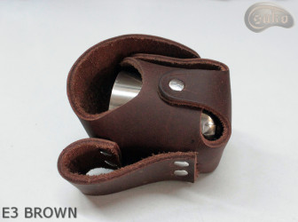 E3 HNĚDÝ6 obal pouzdra na buben revolveru Remington ráže 44 COLT1860