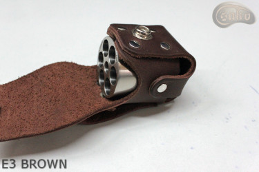 E3 HNĚDÝ6 obal pouzdra na buben revolveru Remington ráže 44 COLT1860