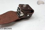 E3 HNĚDÝ6 obal pouzdra na buben revolveru Remington ráže 44 COLT1860