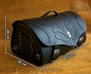 Kufr K22 BLACK DEMON se zámkem