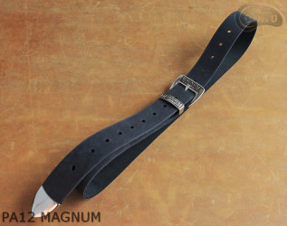 Kožený pásek na kalhoty PA12 MAGNUM s kovovým hrotem