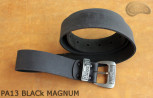 Kožený pásek na kalhoty PA13 BLACK MAGNUM