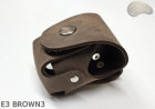E3 HNĚDÝ3 obal pouzdra na buben revolveru Remington ráže 44 COLT1860