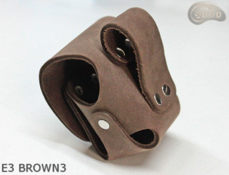 E3 HNĚDÝ3 obal pouzdra na buben revolveru Remington ráže 44 COLT1860