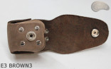 E3 HNĚDÝ3 obal pouzdra na buben revolveru Remington ráže 44 COLT1860