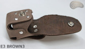 E3 HNĚDÝ3 obal pouzdra na buben revolveru Remington ráže 44 COLT1860