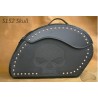 LEATHER SADDLEBAGS S152 SKULL