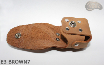E3 HNĚDÝ7 obal pouzdra na buben revolveru Remington ráže 44 COLT1860