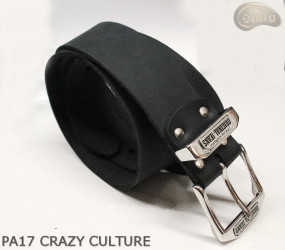 Kožený pásek na kalhoty PA17 CRAZY CULTURE