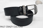 Kožený pásek na kalhoty PA17 CRAZY CULTURE