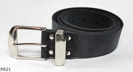 PA21 Leather trouser belt