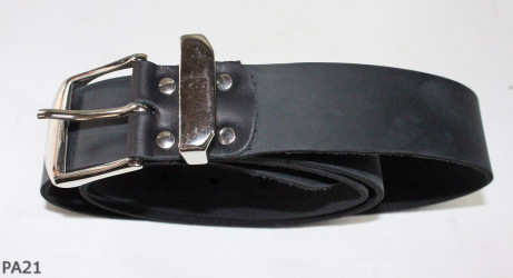 PA21 Leather trouser belt