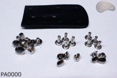 Kožený kalhotový pásek PA0000 bez přezky, opravná sada bez přezky