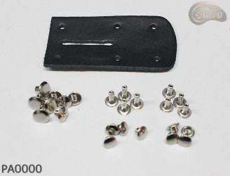 Ceinture de pantalon en cuir PA0000 sans boucle, kit de réparation sans boucle