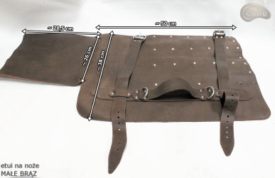 Knife bag / pouch   SMALL BROWN