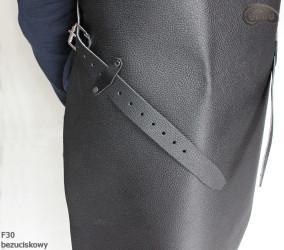 Kožená ochranná zástěra F30 řezník/svářeč/kuchař/grilovač/zámečník