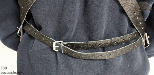 Kožená ochranná zástěra F30 řezník/svářeč/kuchař/grilovač/zámečník