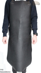 Bőr védőkötény F40 Érintésmentes hentes/hegesztő/szakács/barbecue/lakatos