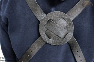 Tablier de protection en cuir F40 sans pression boucher/soudure/chef/barbecue/serrurier