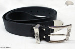 Ceinture de pantalon en cuir PA23 JEANS avec embout en métal
