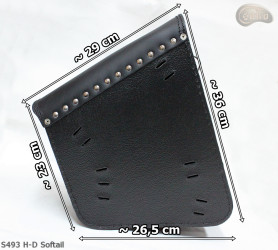 Brašna S493 SKULL H-D SOFTAIL