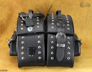LEATHER SADDLEBAGS S162