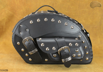 LEATHER SADDLEBAGS S162