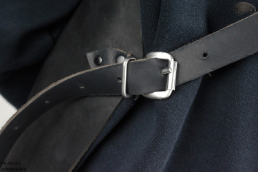 Leather protective apron/butcher's apron/welder's apron/cook's apron/barbecue apron/locksmith's apron F4 SKULL