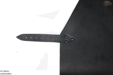 Leather protective apron/butcher's apron/welder's apron/cook's apron/barbecue apron/locksmith's apron F4 SKULL