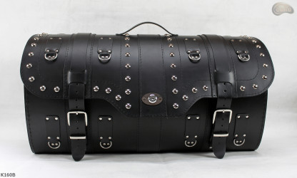 K160 motorcycle roll bag with lock and drink holders