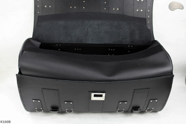 K160 motorcycle roll bag with lock and drink holders
