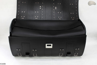 Motocyklový kufr K160 se zámkem a držáky na nápoje