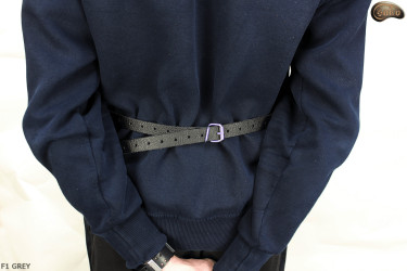 Leather protective apron F1 GREY/butcher/welding/chef/barbecue/locksmith