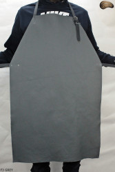Leather protective apron F3 GREY/butcher/welding/chef/barbecue/locksmith