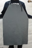 Leather protective apron F3 GREY/butcher/welding/chef/barbecue/locksmith