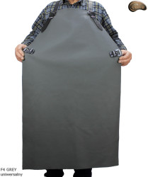 Leather protective apron F4 GREY/butcher/welding/chef/barbecue/locksmith