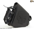 LEATHER SADDLEBAG S494 SKULL H-D SOFTAIL
