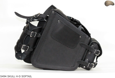 Bőr táska S494 SKULL H-D SOFTAIL