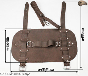 Popruhy SZ3/ popruh na deku, karimatku, spací pytel, bundu, na kolo/motocykl