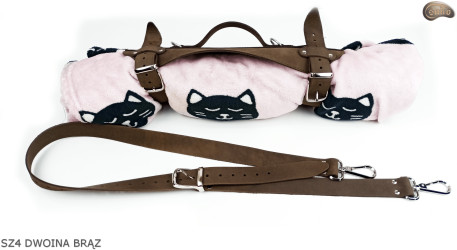 SZ4 hevederek, barna hasított bőr /heveder takaróhoz, alvómatrachoz, hálózsákhoz, kabáthoz, kerékpárhoz/motorkerékpárhoz