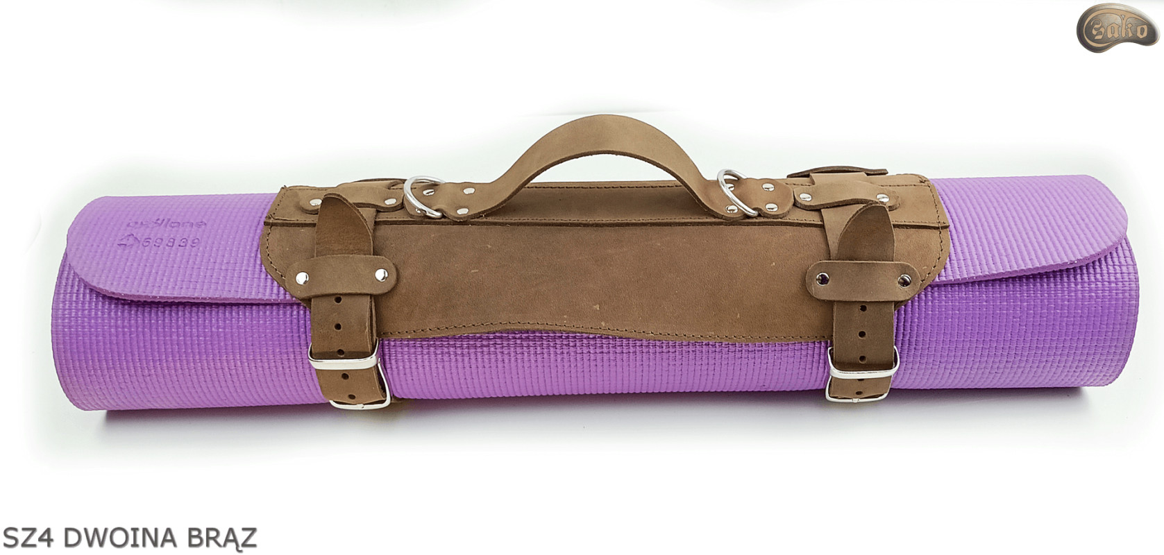 SZ4 hevederek, barna hasított bőr /heveder takaróhoz, alvómatrachoz, hálózsákhoz, kabáthoz, kerékpárhoz/motorkerékpárhoz