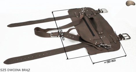 SZ5 hevederek, barna hasított bőr /heveder takaróhoz, alvómatrachoz, hálózsákhoz, kabáthoz, kerékpárhoz/motorkerékpárhoz