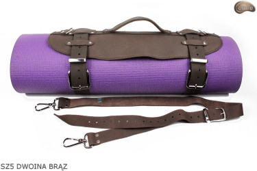 SZ5 hevederek, barna hasított bőr /heveder takaróhoz, alvómatrachoz, hálózsákhoz, kabáthoz, kerékpárhoz/motorkerékpárhoz