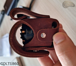 copy of E3 KROKODYL BLACK GLOSSY obal pouzdra na buben revolveru Remington ráže 44 COLT1860