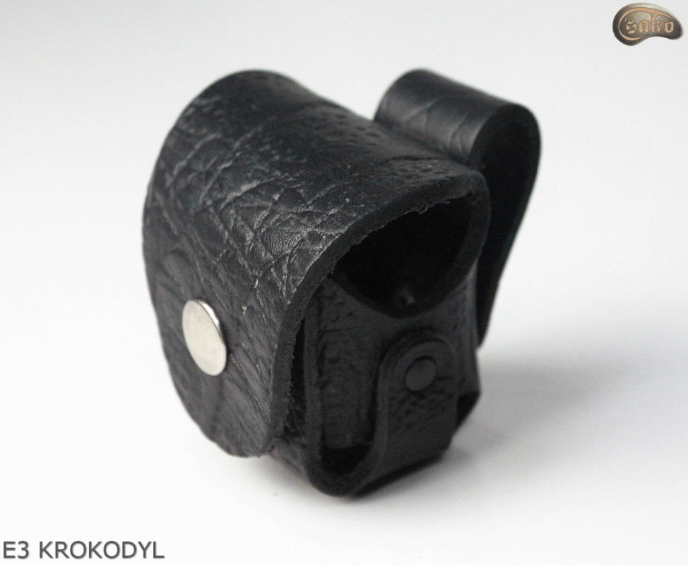 copy of E3 KROKODYL BLACK GLOSSY obal pouzdra na buben revolveru Remington ráže 44 COLT1860