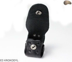 Housse d'holster E3 CROCODILE pour le tambour du revolver Remington calibre 44 COLT1860