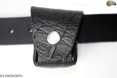 copy of E3 KROKODYL BLACK GLOSSY obal pouzdra na buben revolveru Remington ráže 44 COLT1860