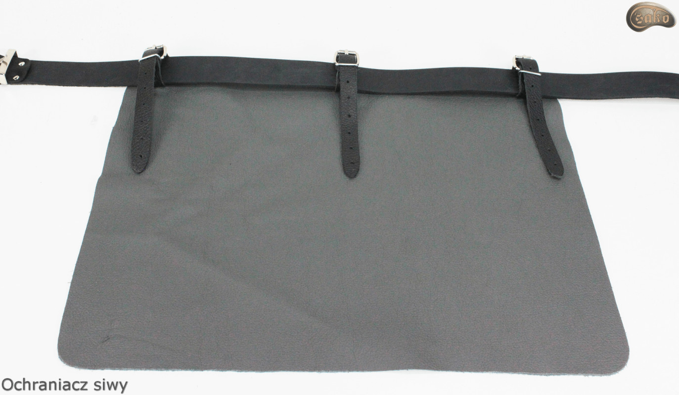 Bőr combvédő a nadrágszíjhoz GREY